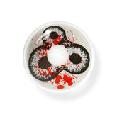 Lentes de contacto de color negro para cosplay con ojos de diablo